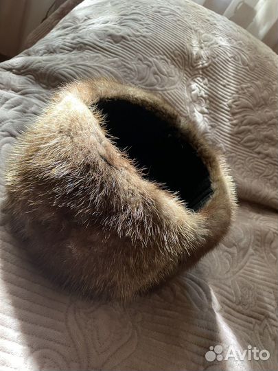 Норковая шапка мужская