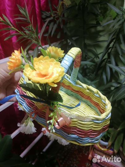 Корзина плетеная