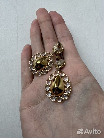 Swarovski комплект серьги кулон