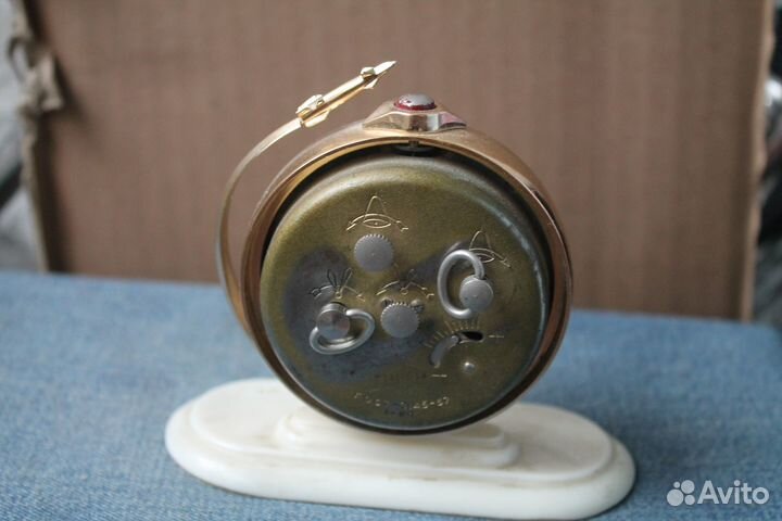 Часы настольные. СССР. Слава. Ракета