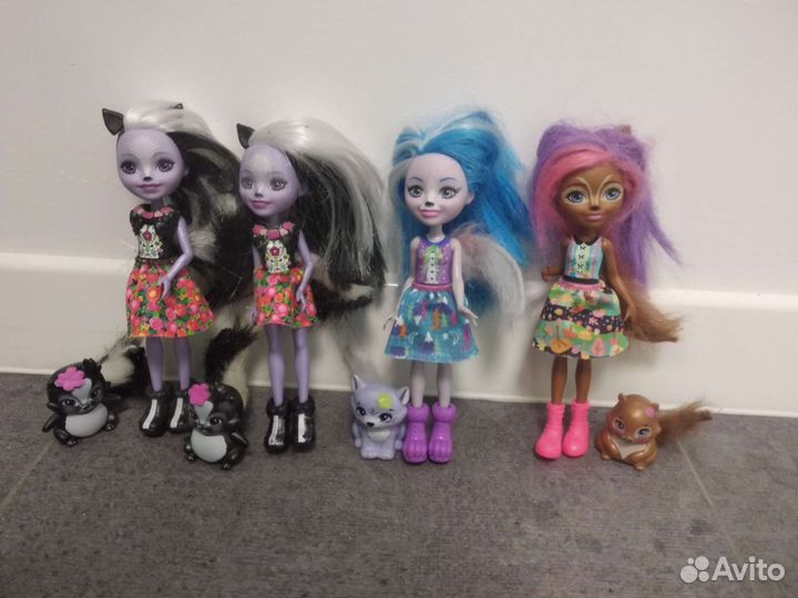 Куклы энчантималс с питомцами и аксессуарами