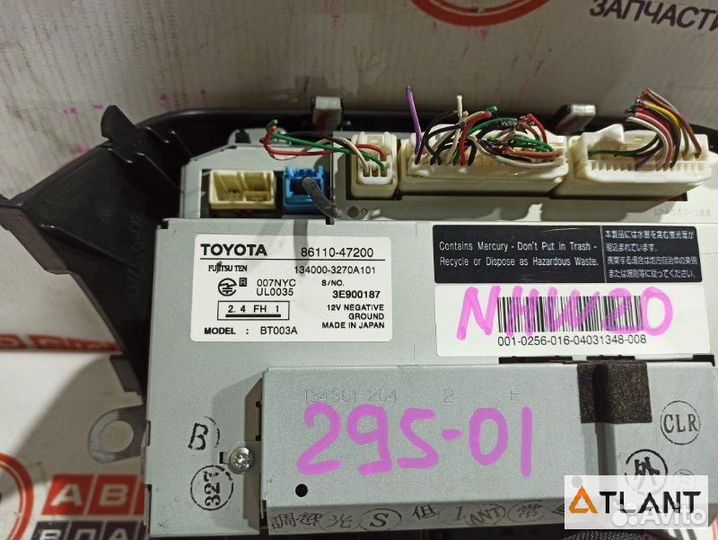 Монитор toyota prius