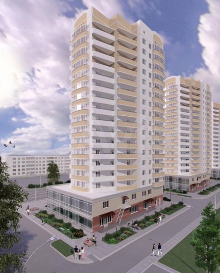 3-к. квартира, 101 м², 11/17 эт.