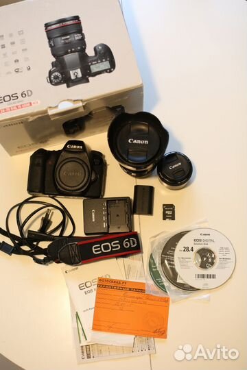 Зеркальный фотоаппарат Canon 6D