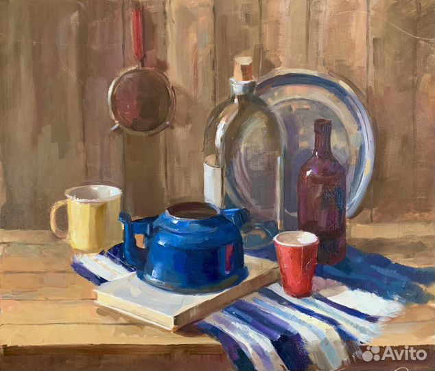 Картина маслом «бытовой натюрморт»