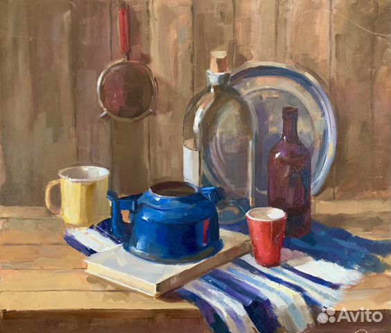 Картина маслом «бытовой натюрморт»