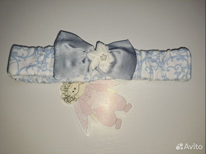 Слип повязка-бантик 3-6 мес 68 см 100% хлопок Chou