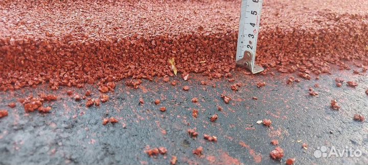 Бесшовное резиновое покрытие под ключ