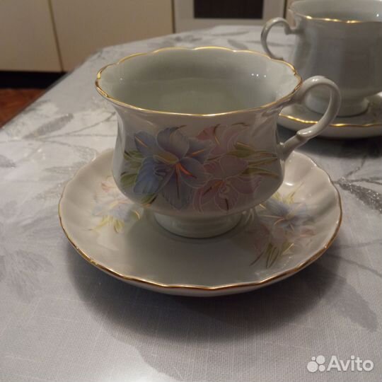 Чайный сервиз фарфор Коростень