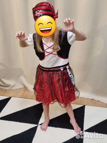 Костюм пиратки 128-134