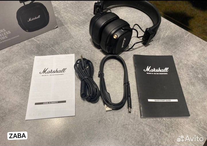 Marshall Major 4 черные новые