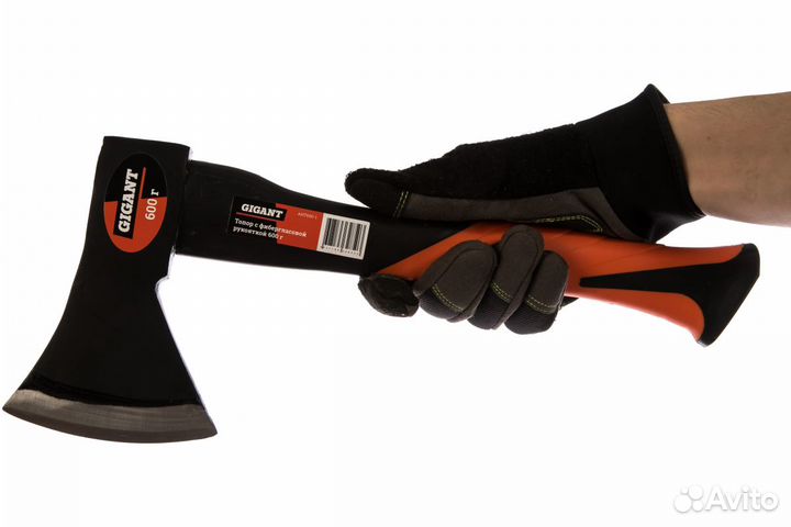 Топор 600 грамм фибергласовая рукоятка