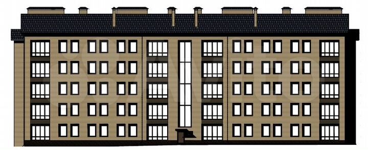 3-к. квартира, 87,3 м², 1/5 эт.