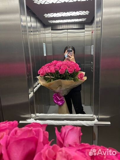 Розы с доставкой только большие букеты