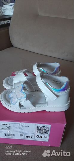 Сандали для девочки новые