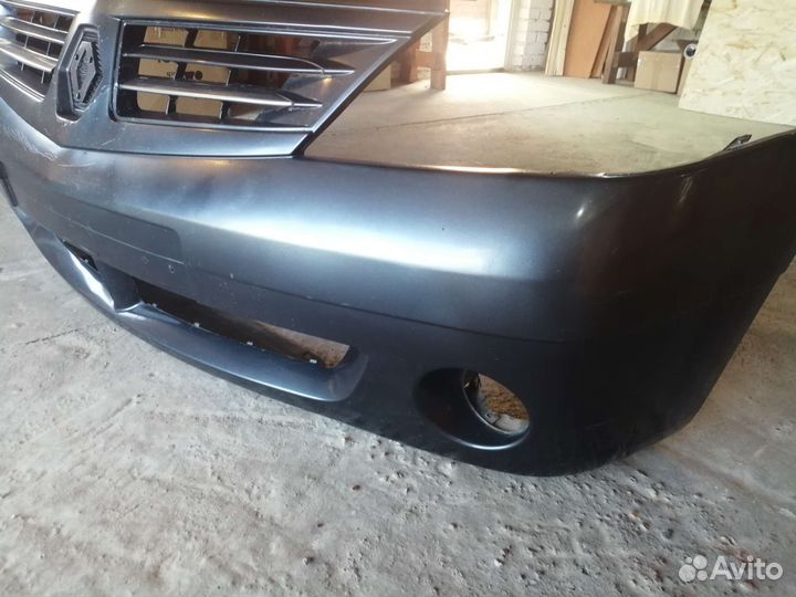 Бампер renault logan