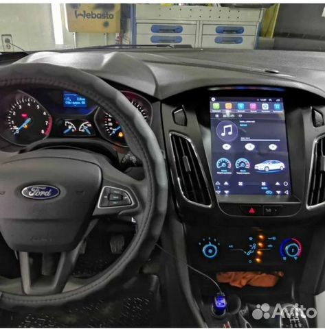 Магнитола Тесла на ford focus3 2011-17