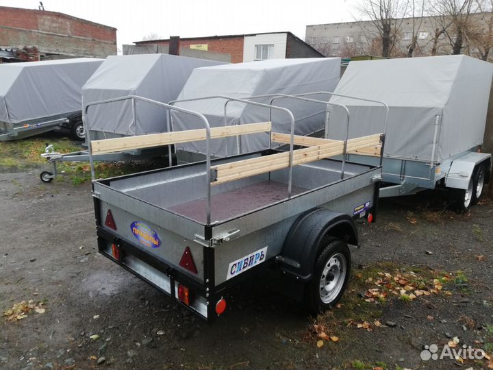 Прицеп легковой Б-2 с тентом 70см с клапаном