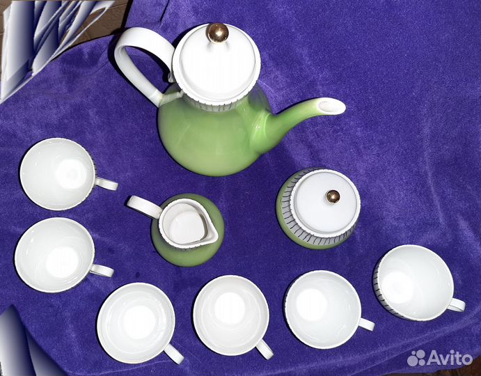 Кофейный сервиз kahla,гдр,винтаж,ретро