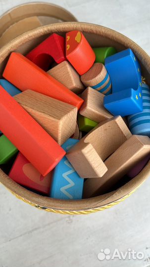 ABC конструктор деревянный