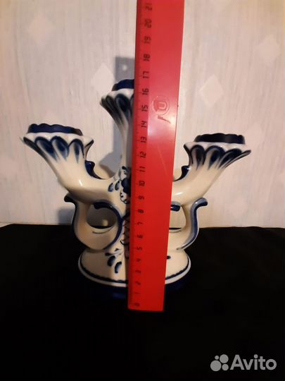 Подсвечники гжель