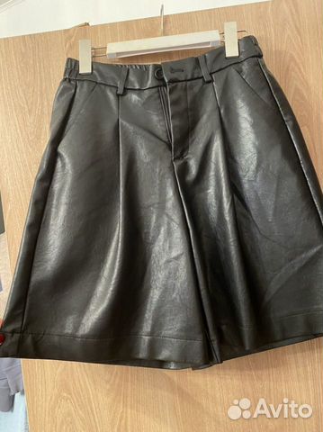 Шорты из экокожи, 44-46 р