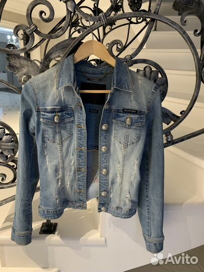 Джинсовая куртка philipp plein оригинал 42-44