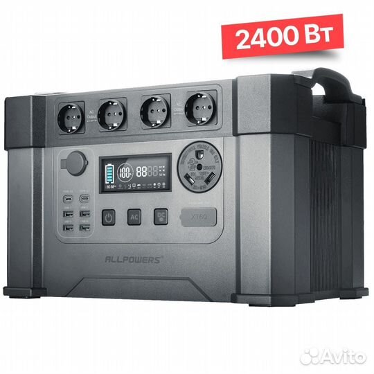 Портативная электростанция allpowers 2400вт