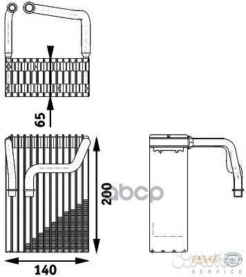 Испаритель, кондиционер, width 140 mm 8FV 351