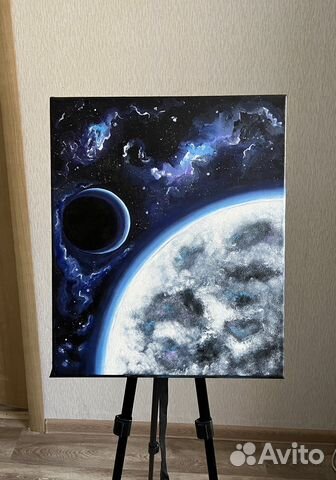 Картина акрилом «Космос» 45х55