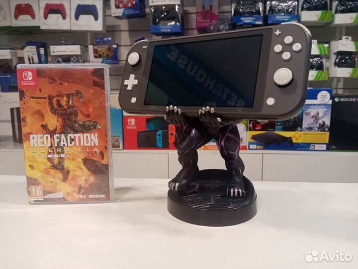 Nintendo Switch lite gray + Red Faction - oбмен