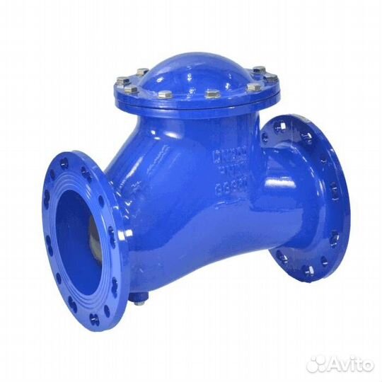 Клапан обр шар чуг Ду600 Ру10/16 фл чуг+NBR Benar