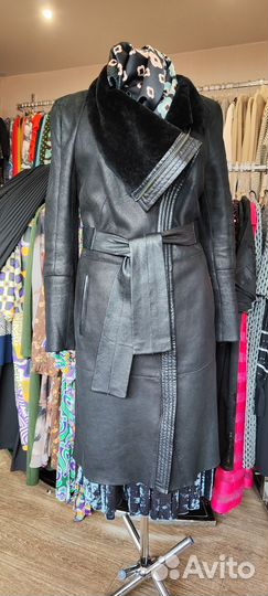 Шикарная дубленка punto, 42 размер