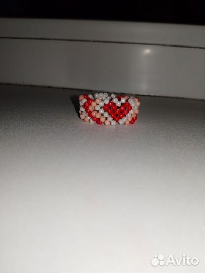 Кольцо из бисера