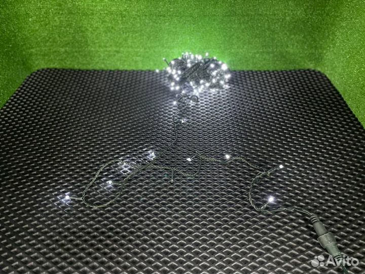 Гирлянда уличная нить 20м белая