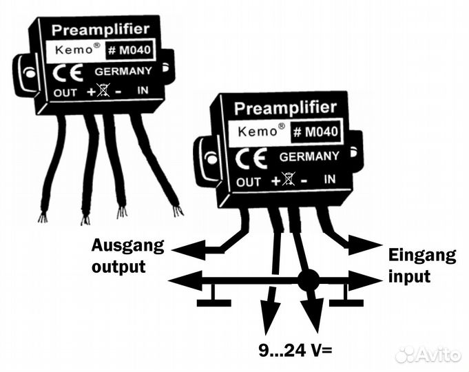 Предварительный усилитель звука Kemo M040