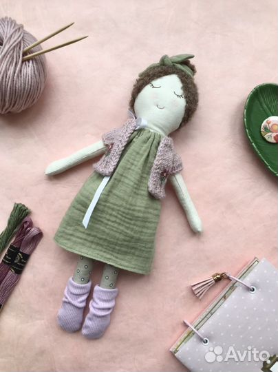 Кукла текстильная. Ручная работа