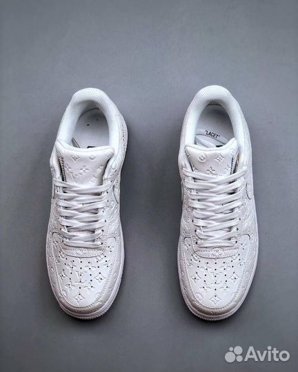 Louis Vuitton X Nike Air Force 1 Low Triple White