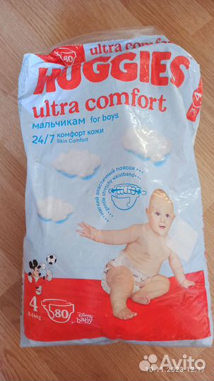 Подгузники Huggies Ultra Comfort 8-14кг,4 размер