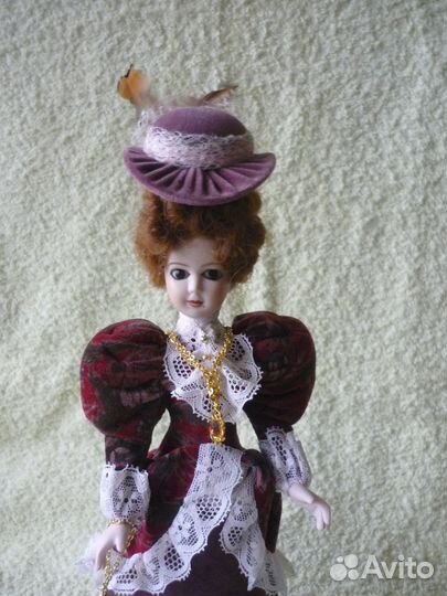 Кукла фарфоровая винтажная коллекционная Gorham