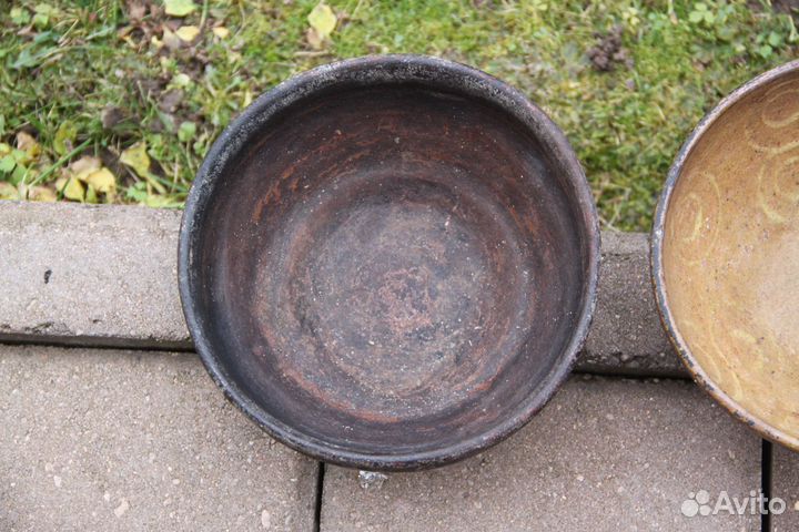 Тарелки 3 шт Тарелка глубокая старинная посуда 19в