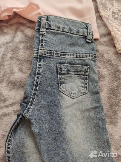 Блузка с джинсами, комплект. Р-104