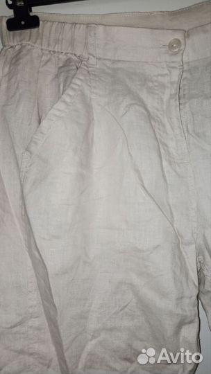 Женские льняные штаны Paul Costelloe 48-50 Италия