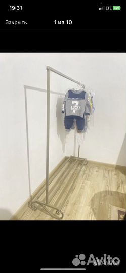 Вешалки, полки и рейлы