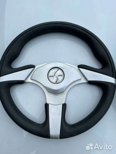 Рулевое колесо спортивное тюнинг кожа