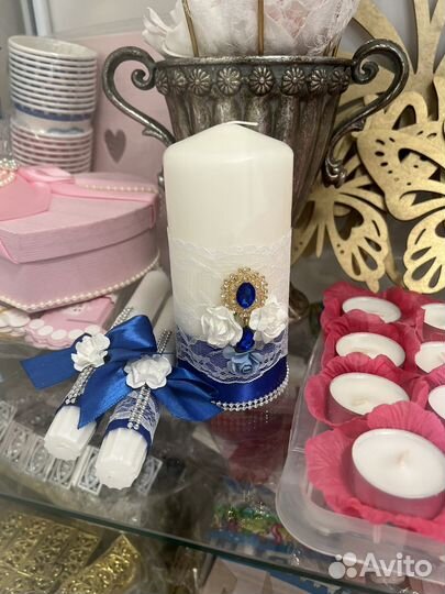 Свадебные аксессуары бокалы шампанское свечи