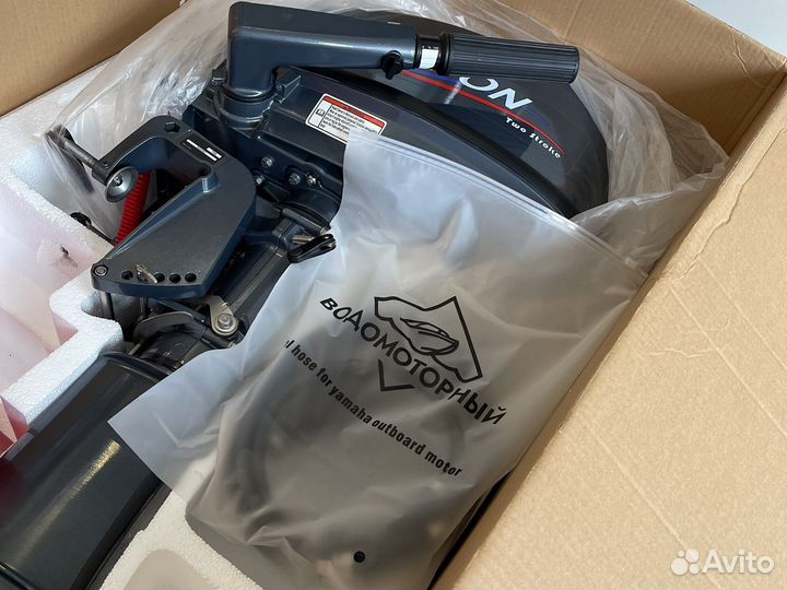 Лодочный мотор sea pro 5 + бак + шланг
