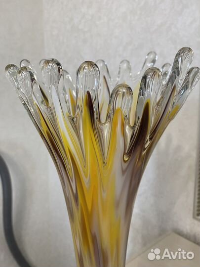 Ваза цветное стекло