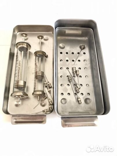 Стерилизатор, многооазовые шприцы