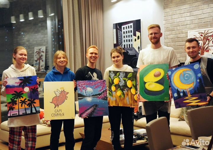 Выездные мастер-классы по живописи